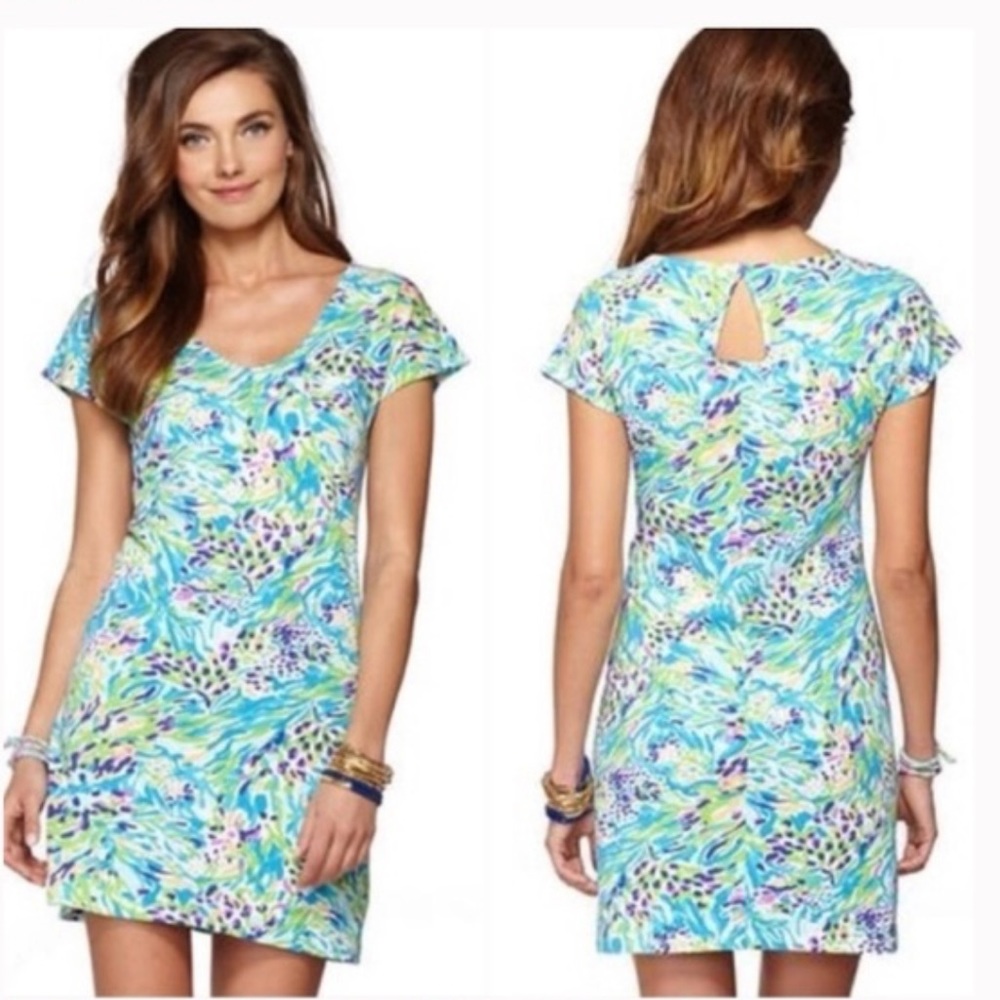GUC Sz small Daniella dress in Sea soirée